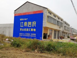 东山农村墙体广告在不同形式上面展现的不同特色