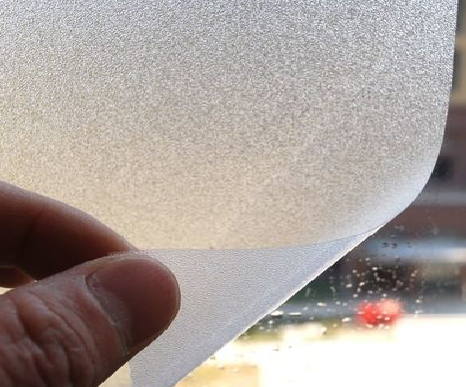 东山玻璃门外面粘广告用什么材料好？